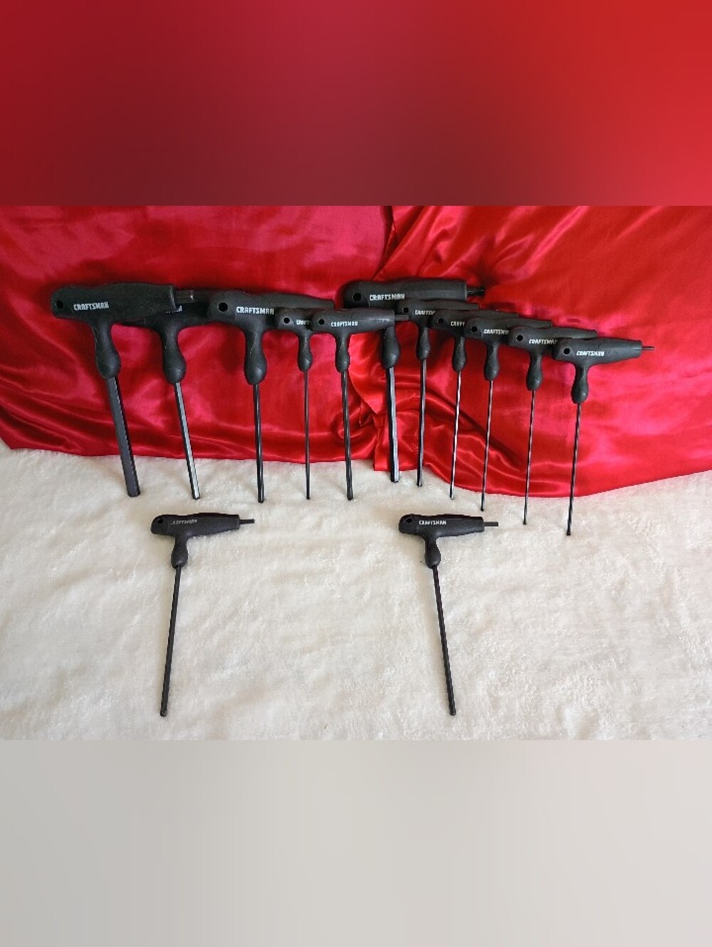 Craft Black T-Handle Hex Key Set - Multiple Sizes